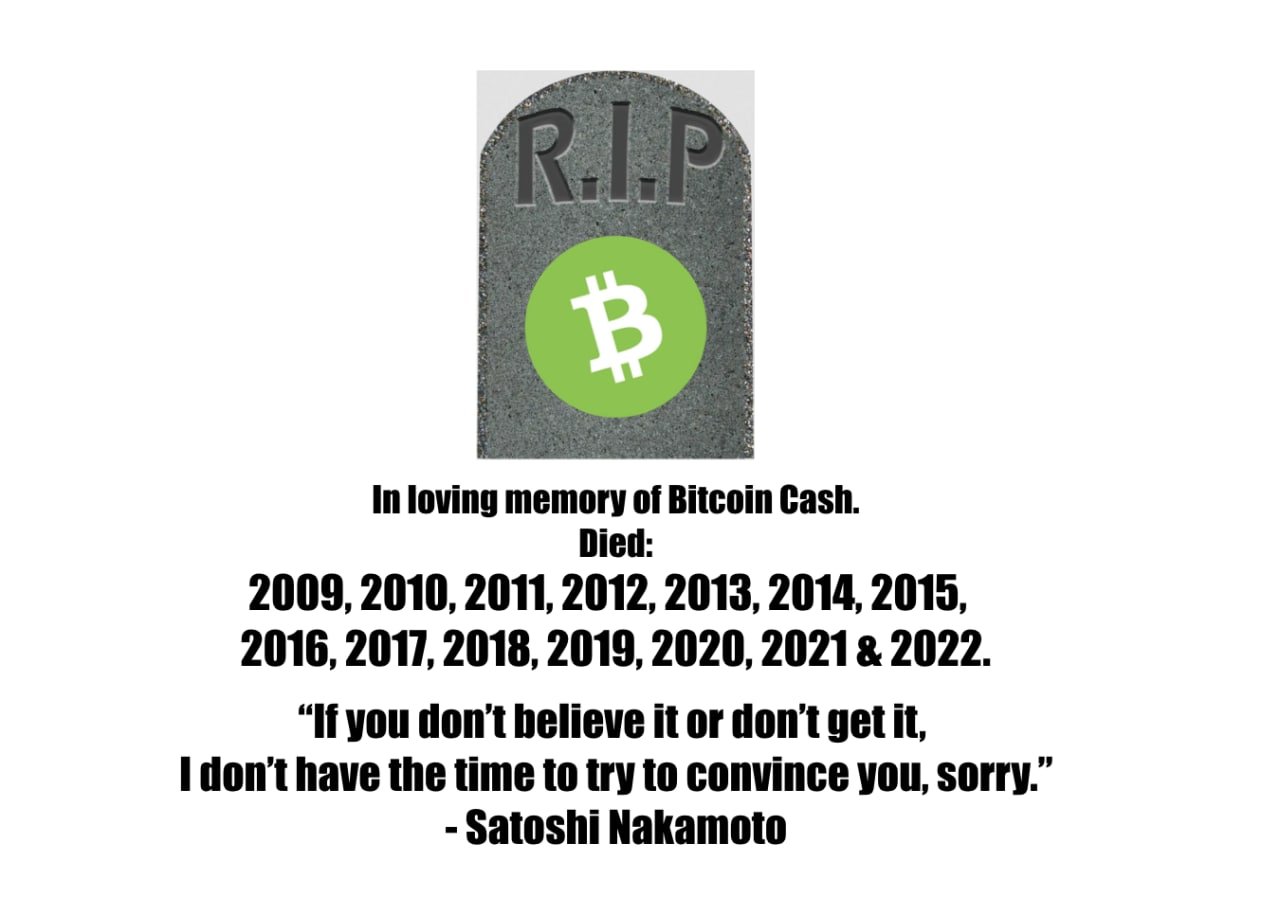 Dead BCH meme