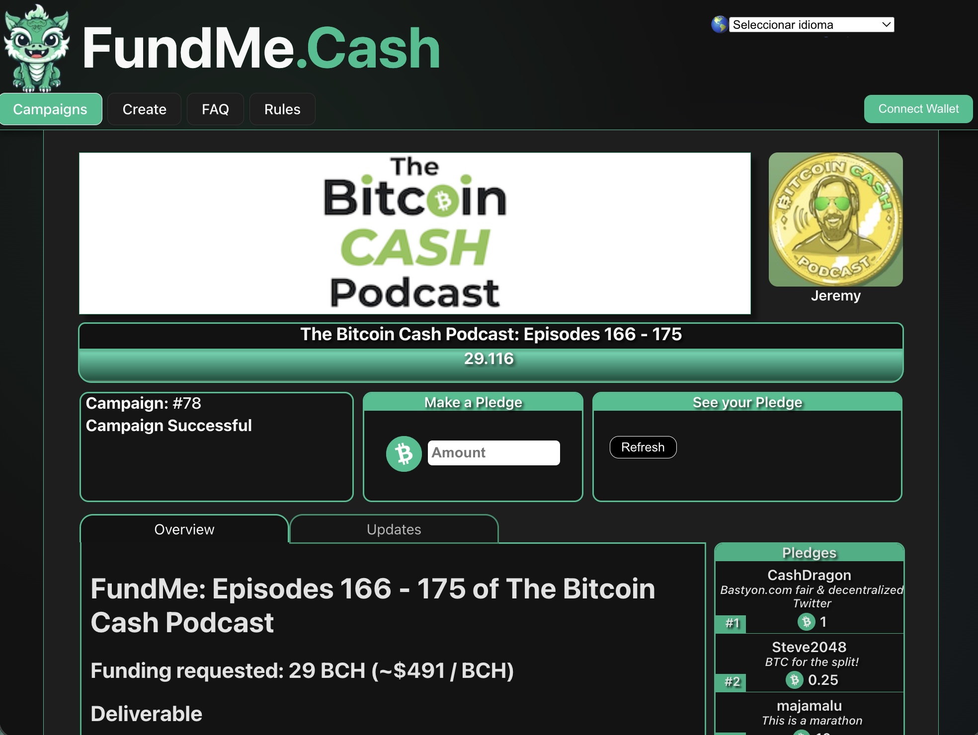 Fundme screenshot