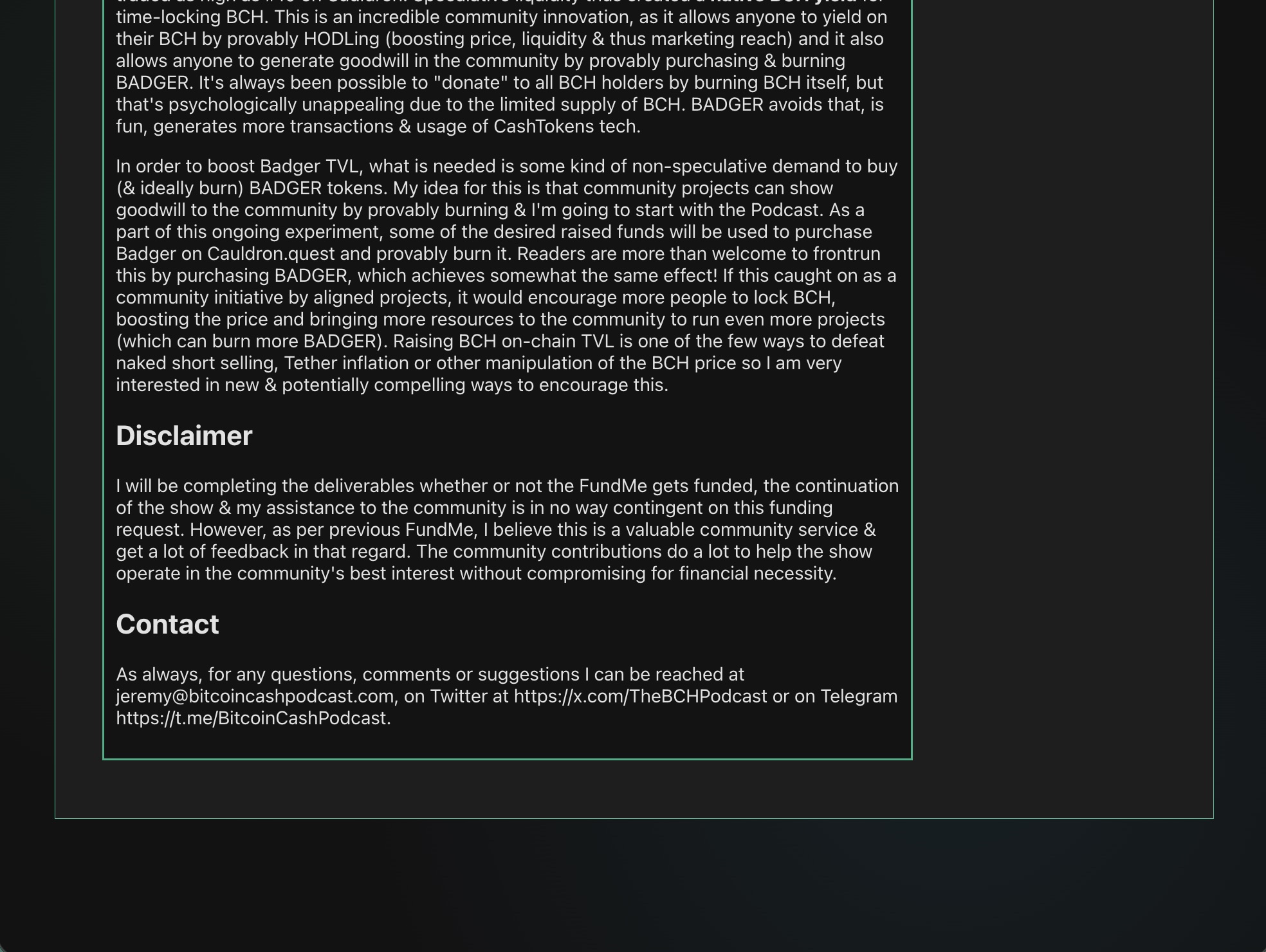 Fundme screenshot